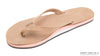 Rainbow Women's The Tropics Melon Sierra- Single Layer Premier Leather with Colorful Mid Sole and a 1/2" Narrow Strap