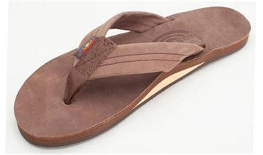 Rainbow Men's Single Layer Premier Leather w/ Arch Support Expresso