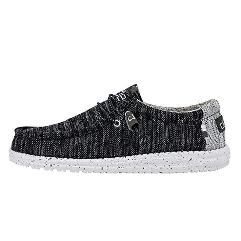 Hey Dude Men's Wally Stretch Casual Shoes - Meteorite