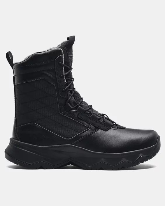 Under Armour 3024949-001 Men's UA Stellar G2 Side Zip Tactical Boots - Black