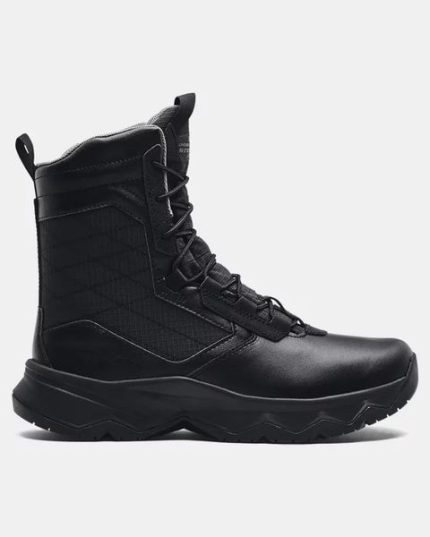 Under Armour Men's UA Stellar G2 Side Zip Tactical Boots - Black