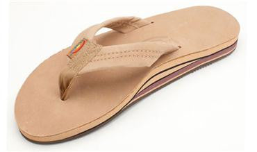 Rainbow Men's Double Layer Premier Leather w/ Arch Support - Sierra Brown
