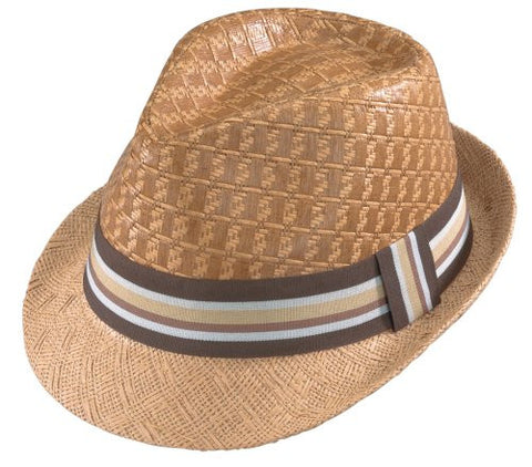 Fedora Straw - Toyo Straw Stingy Brim - Brown