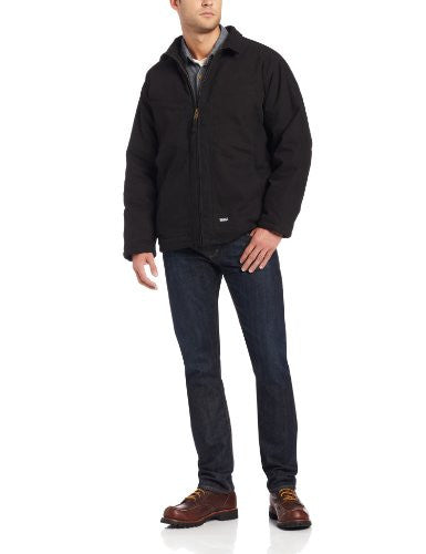 Walls Men's Insulated Chore Coat, Black