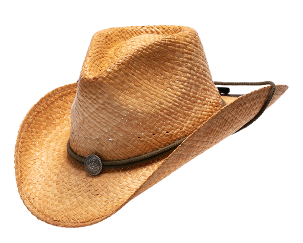 Henschel Tuscola Raffia Straw Western Hat