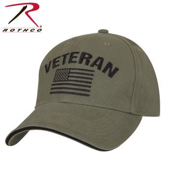 Rothco 3599 Vintage OD Veteran Low Profile Cap