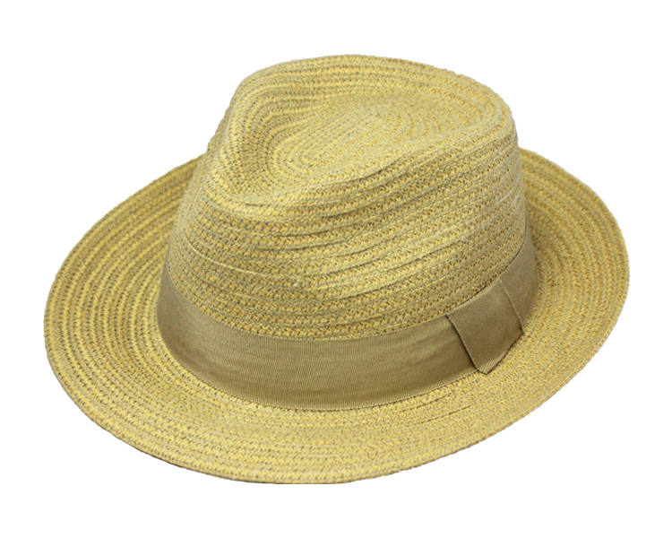 Henschel Floriano Spring Fashion Fedora in Tan