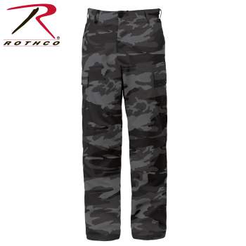 Rotcho Black Camo Tactical BDU Pants