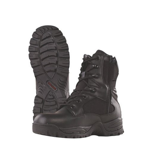Tru-spec 9" Tactical Assault Side Zipper Boot, Leather And Cordura Nylon