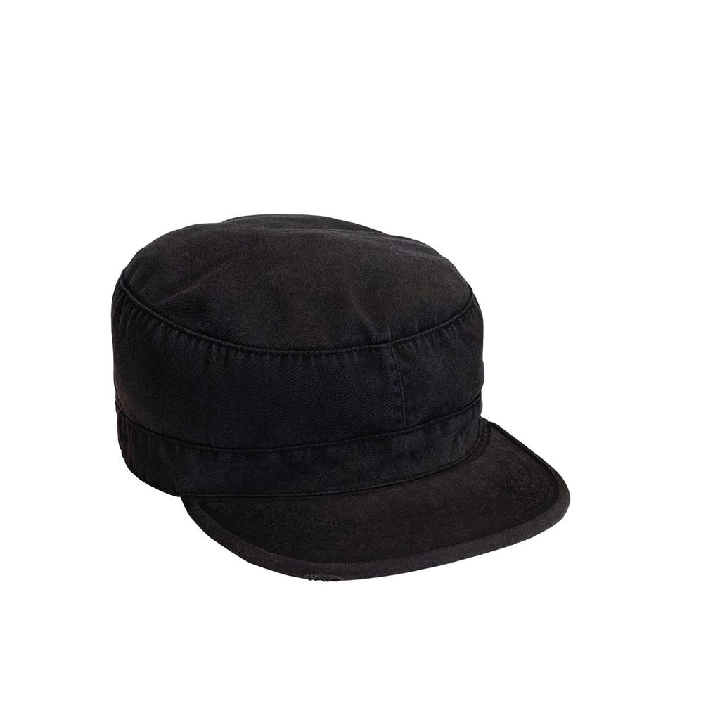 Rothco Hats: Solid Vintage Fatigue Cap Black