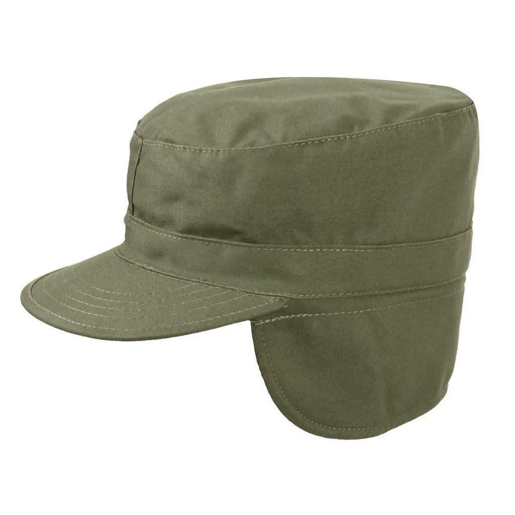 Rothco Hats: Combat Caps w/ Ear Flaps Olive Drab