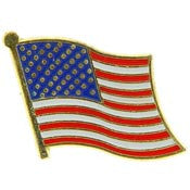 PINS- USA FLAG, WAVY (1")