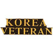 PINS- KOREA, SCR, VETERAN (1-1/2")