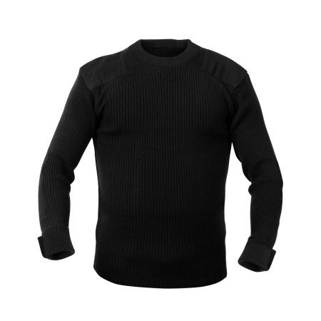 Rothco G.I. Style Acrylic Commando Sweater -Black