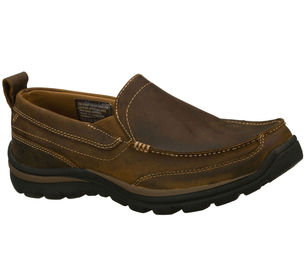 Skechers Mens Relaxed Fit: Superior - Gains Brown