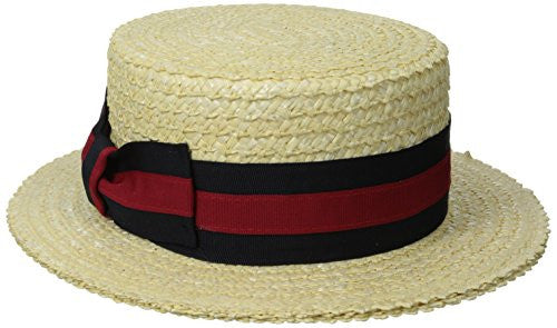 Scala Men's Laichow Braid Boater Hat - Bleach