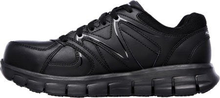 Skechers Work Synergy Sandlot Womens Sneakers Black โ Army Navy Now