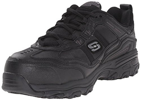 Skechers For Work Women's D'lite Slip Resistant Toliand Work Shoe - Black