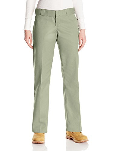 Dickies Women's Original Work Pant With Wrinkle And Stain Resistance - Khaki