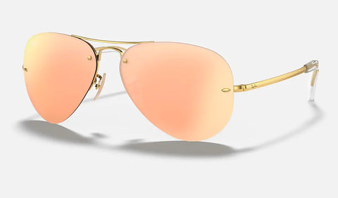 Ray-Ban Aviator Sunglasses in Gold and Copper