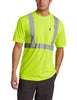 Key Apparel Men's Short Sleeve High Visibility Waffle Weave Reflective Stripe Pocket Tee Shirt