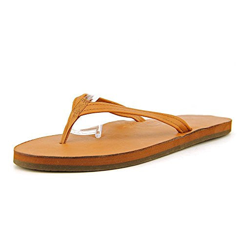 Rainbow Sandals Women's Narrow Strap Flip-Flops - Brown