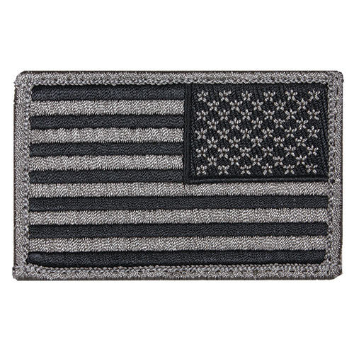 Fox Patches: USA Flag Right Face Foliage Green