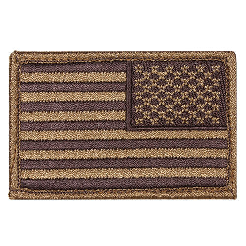 Fox Patches: USA Flag Right Face Coyote