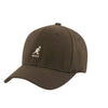 Kangol Hats: Wool Flex Fit Cap Brown