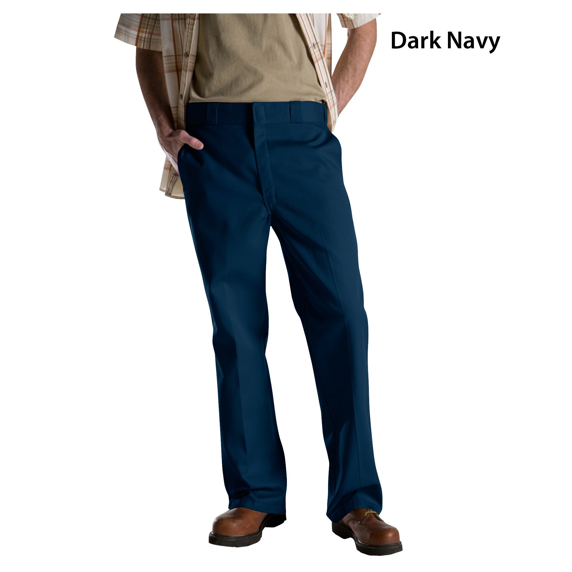 Dickies Pants: Men's Wrinkle Resistant Original 874 Work Pant Dark