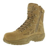 Reebok RB8850 Boots: Men's Military 8" Rapid Response Side Zip Boot - Coyote