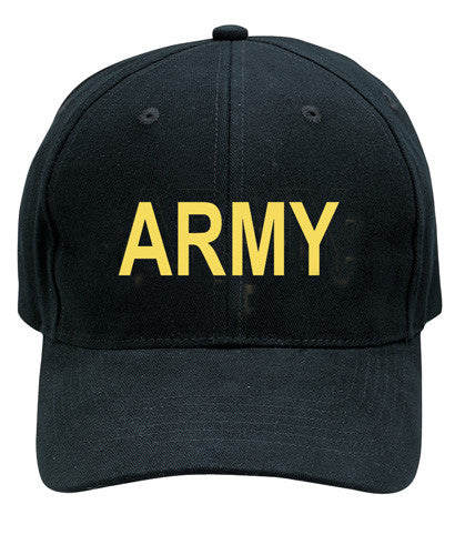 Rothco Hats: Army Low Profile Cap - Black