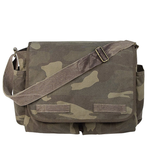 Rothco Bags: Vintage Washed Canvas Messenger Bag