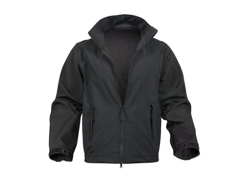 Rothco Black Soft Shell Uniform Jacket