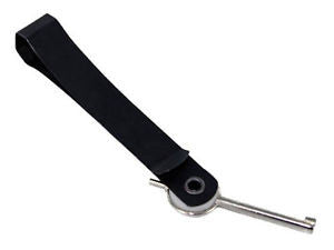 Zak Tool #10 Round Swivel Nickel Handcuff Key