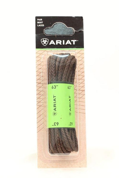 Ariat Waxed Lace Brown Laces 63"