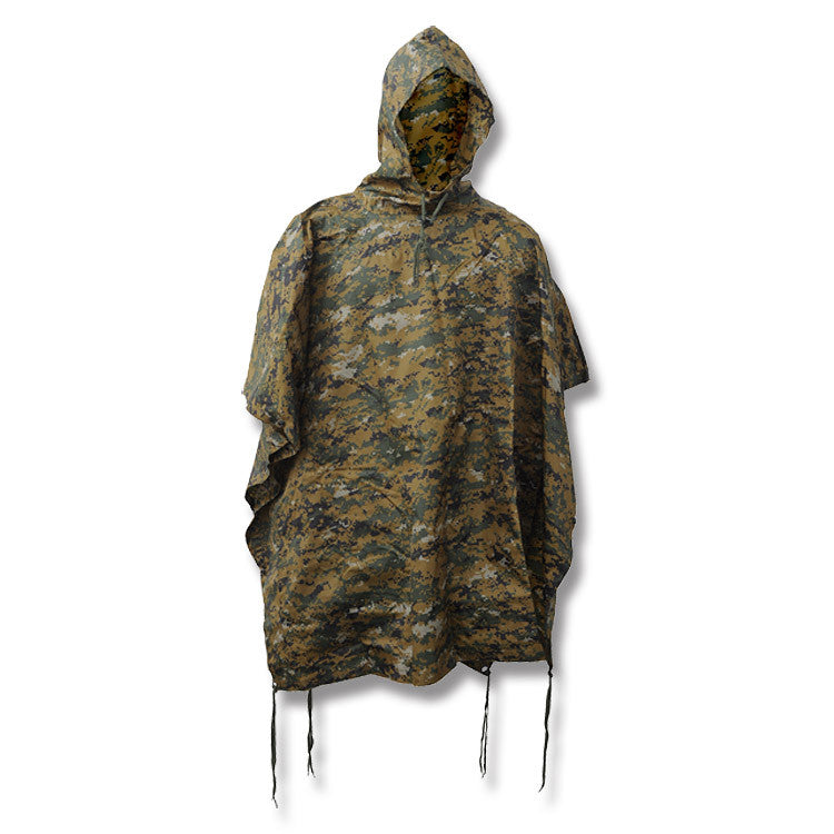 Tru-Spec Rain: GI Spec Military Poncho - Woodland Digital