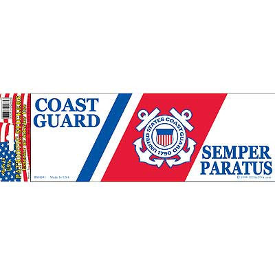 STICKER: USCG LOGO (3-1/4"X9")