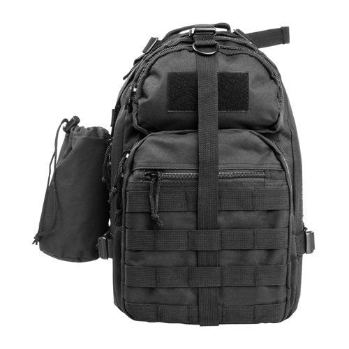 NC Star Small Backpack/Mono Strap - Black