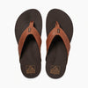 Reef Men's Newport Sandals with Arch Support in Tan
