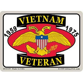 STICKER: VIETNAM VET. 59-75 (3"X4")