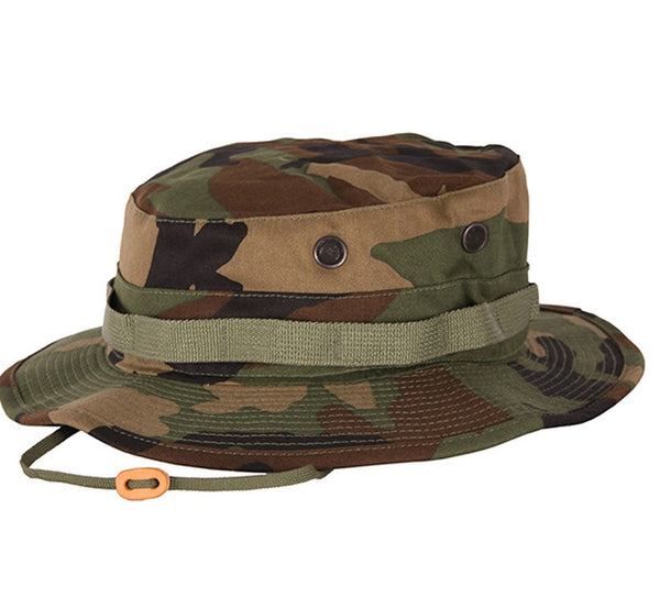 Propper Hats: Boonie Rip Stop H411 Woodland Camo