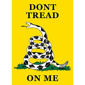 BANNER-DONT TREAD ON ME (29"x 42-1/2")