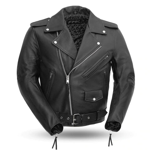 First Manufacturer Superstar - Men's Leather Motorcycle Jacket