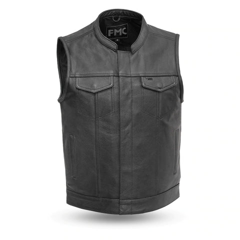 First Manufacturing Blaster - Men's Motorcycle Leather Vest