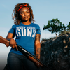 Grunt Style Messy Buns and Guns T-Shirt - Womens