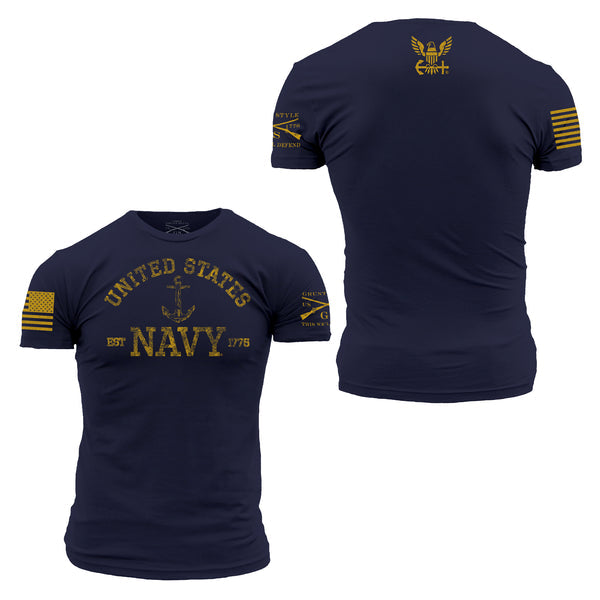 Grunt Style Men's USN - Est. 1775 - Navy