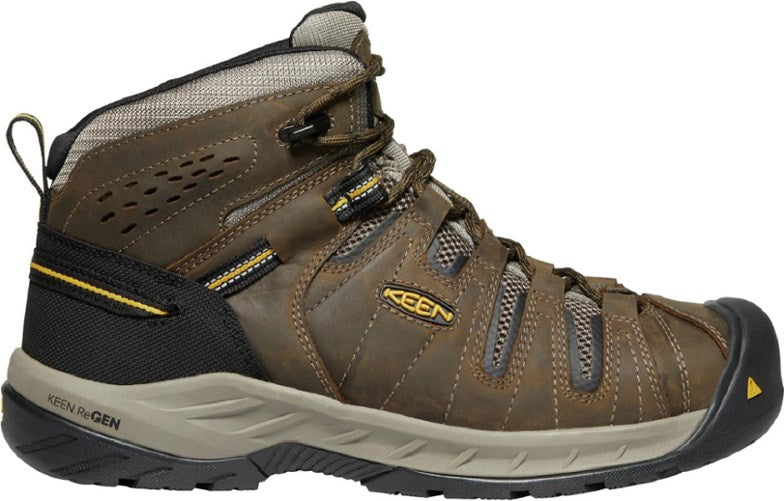 KEEN FLINT II MID WATERPROOF STEEL TOE WORK BOOT