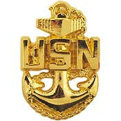 PINS Navy USN, CHIEF PET.OFF.BAS (3/4")