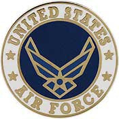 Pins: USAF - Air Force SYMBOL III (REG) (1")
